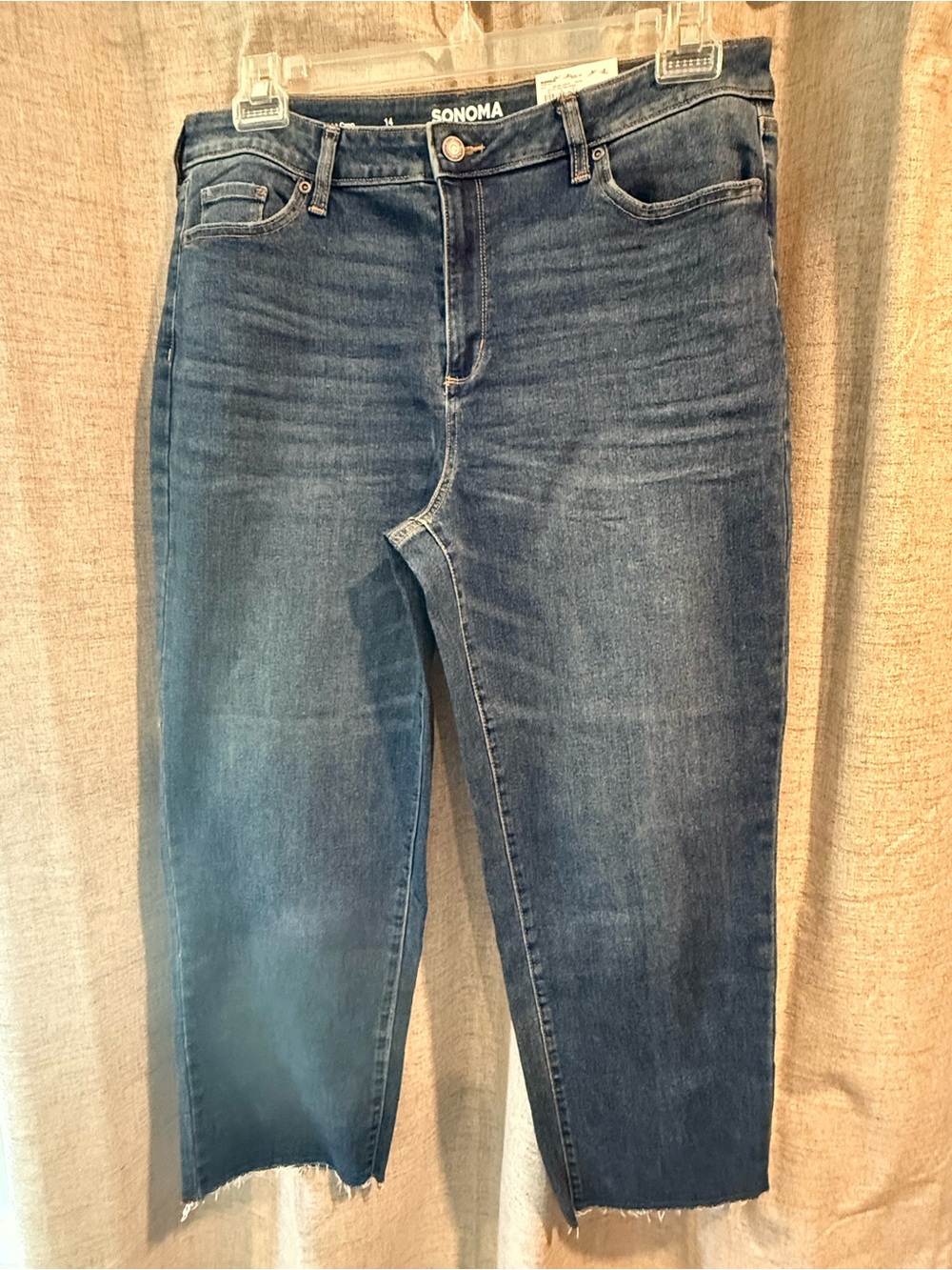 SONOMA Dark Wash Cropped Ankle Capri Jeans